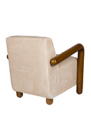 Cream Upholstered Lounge Armchair | Dutchbone Robinson | Oroatrade.com