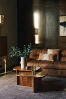 Leather Pleated Sofa | Dutchbone Douglas | Oroatrade.com