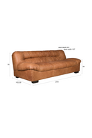 Leather Pleated Sofa | Dutchbone Douglas | Oroatrade.com