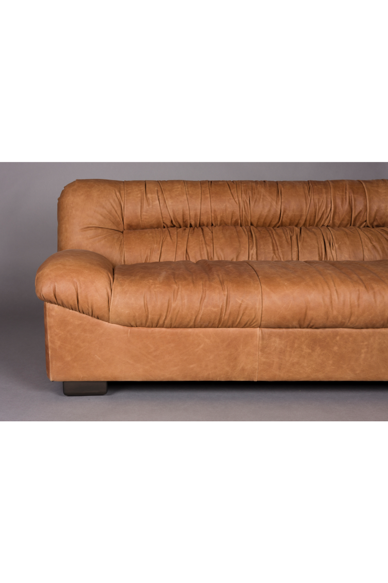 Leather Pleated Sofa | Dutchbone Douglas | Oroatrade.com