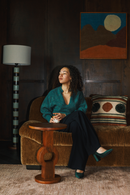 Velvet Pleated Sofa | Dutchbone Douglas | Oroatrade.com