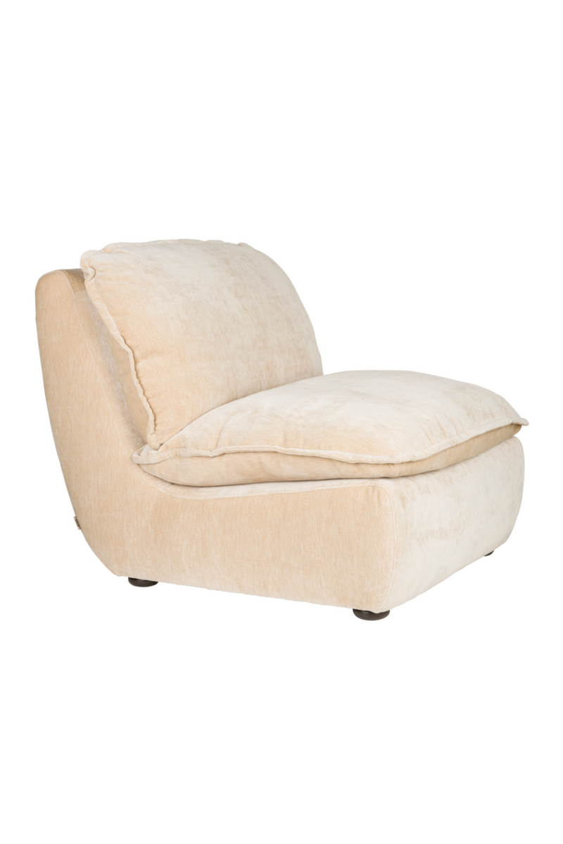 Velvet Upholstered Lounge Chair | Dutchbone Radley | Oroatrade.com