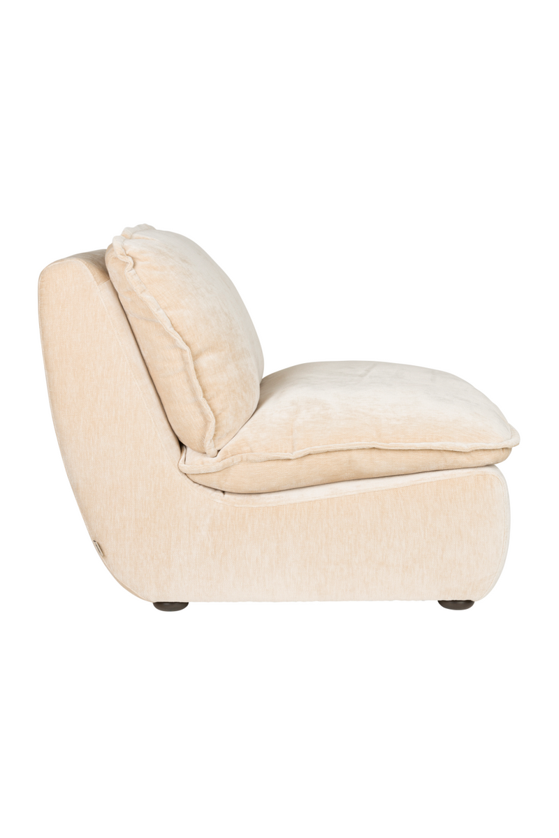 Velvet Upholstered Lounge Chair | Dutchbone Radley | Oroatrade.com