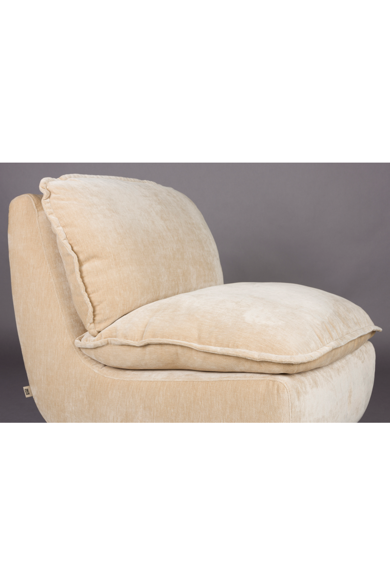 Velvet Upholstered Lounge Chair | Dutchbone Radley | Oroatrade.com