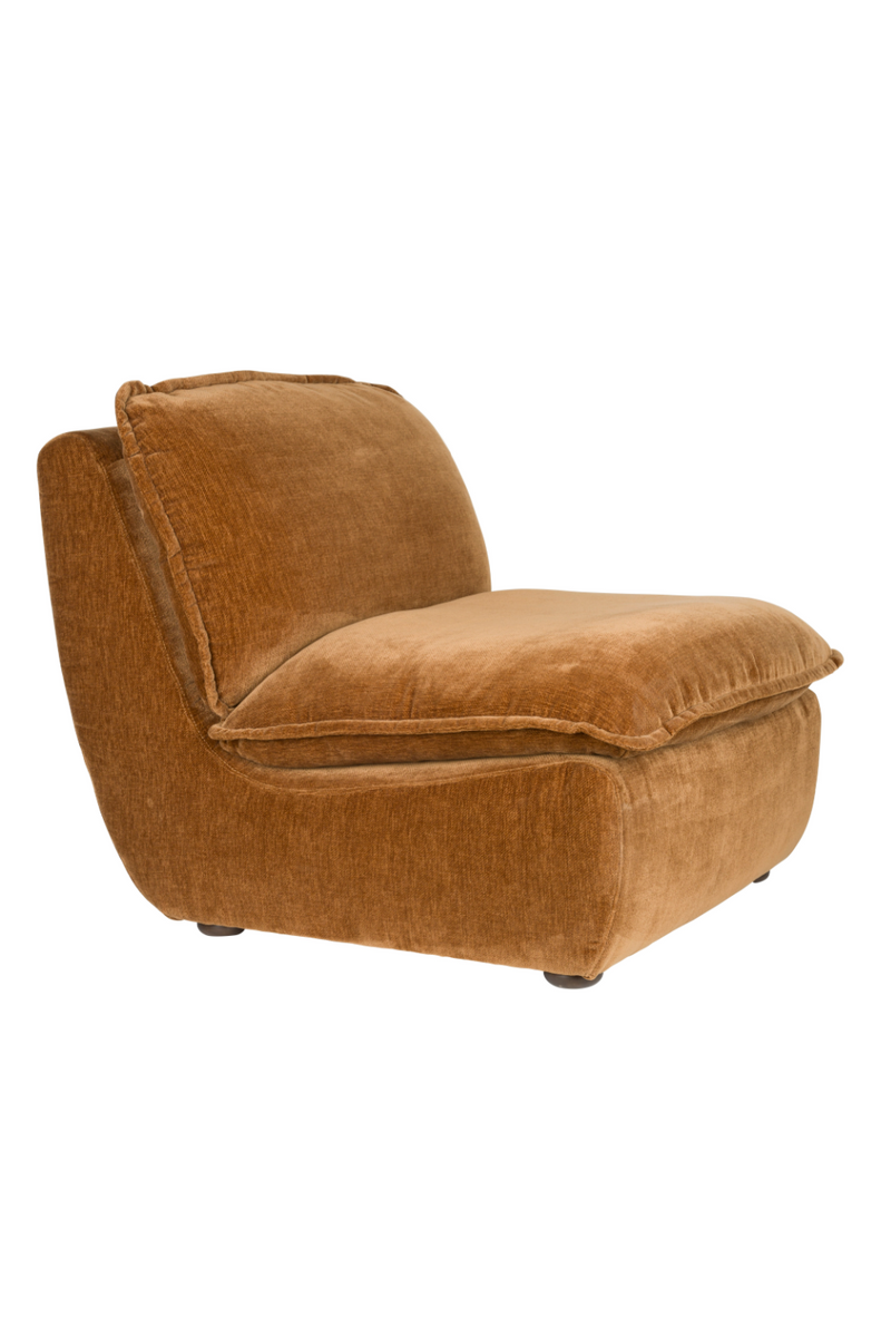 Velvet Upholstered Lounge Chair | Dutchbone Radley | Oroatrade.com