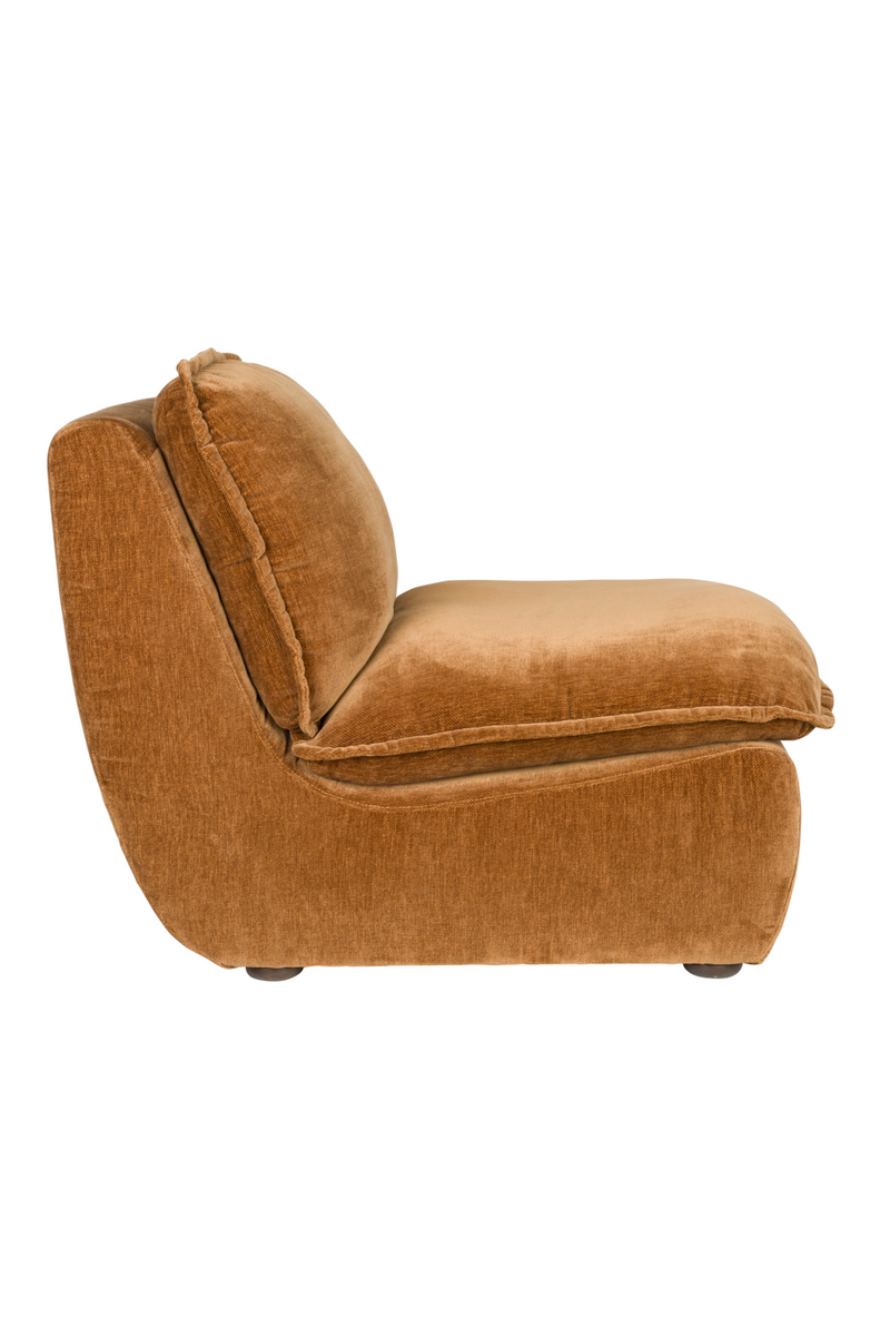 Velvet Upholstered Lounge Chair | Dutchbone Radley | Oroatrade.com