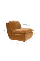 Velvet Upholstered Lounge Chair | Dutchbone Radley | Oroatrade.com