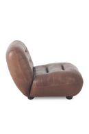 Deep Stitched Leather Lounge Chair | Dutchbone Wyatt | Oroatrade.com