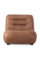 Deep Stitched Leather Lounge Chair | Dutchbone Wyatt | Oroatrade.com