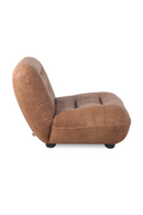 Deep Stitched Leather Lounge Chair | Dutchbone Wyatt | Oroatrade.com