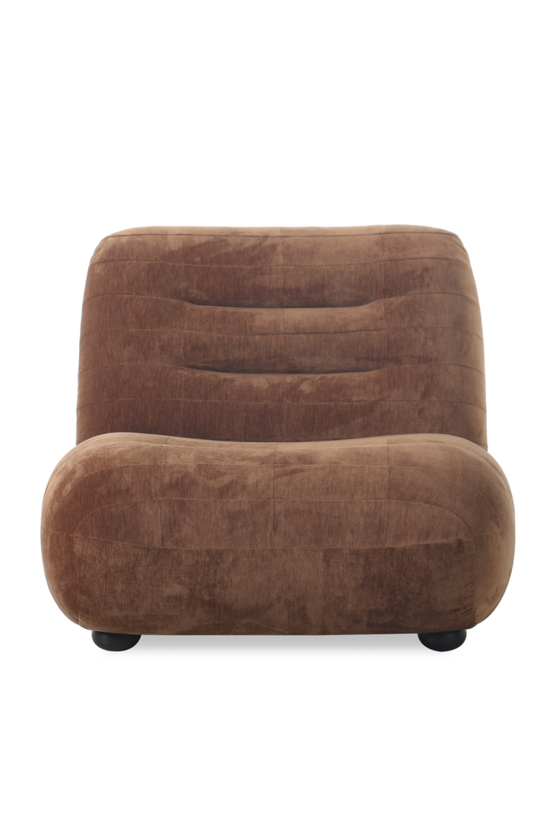 Deep Stitched Velvet Lounge Chair | Dutchbone Wyatt | Oroatrade.com