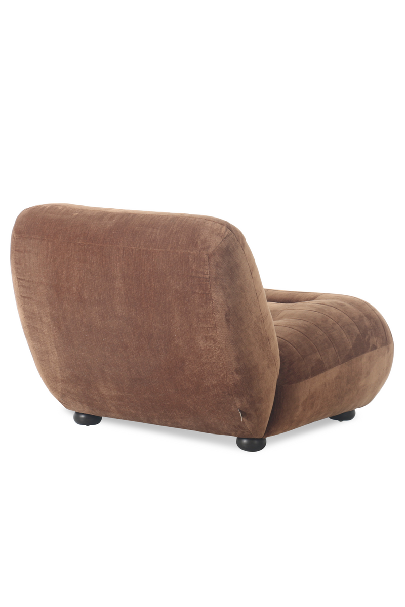 Deep Stitched Velvet Lounge Chair | Dutchbone Wyatt | Oroatrade.com