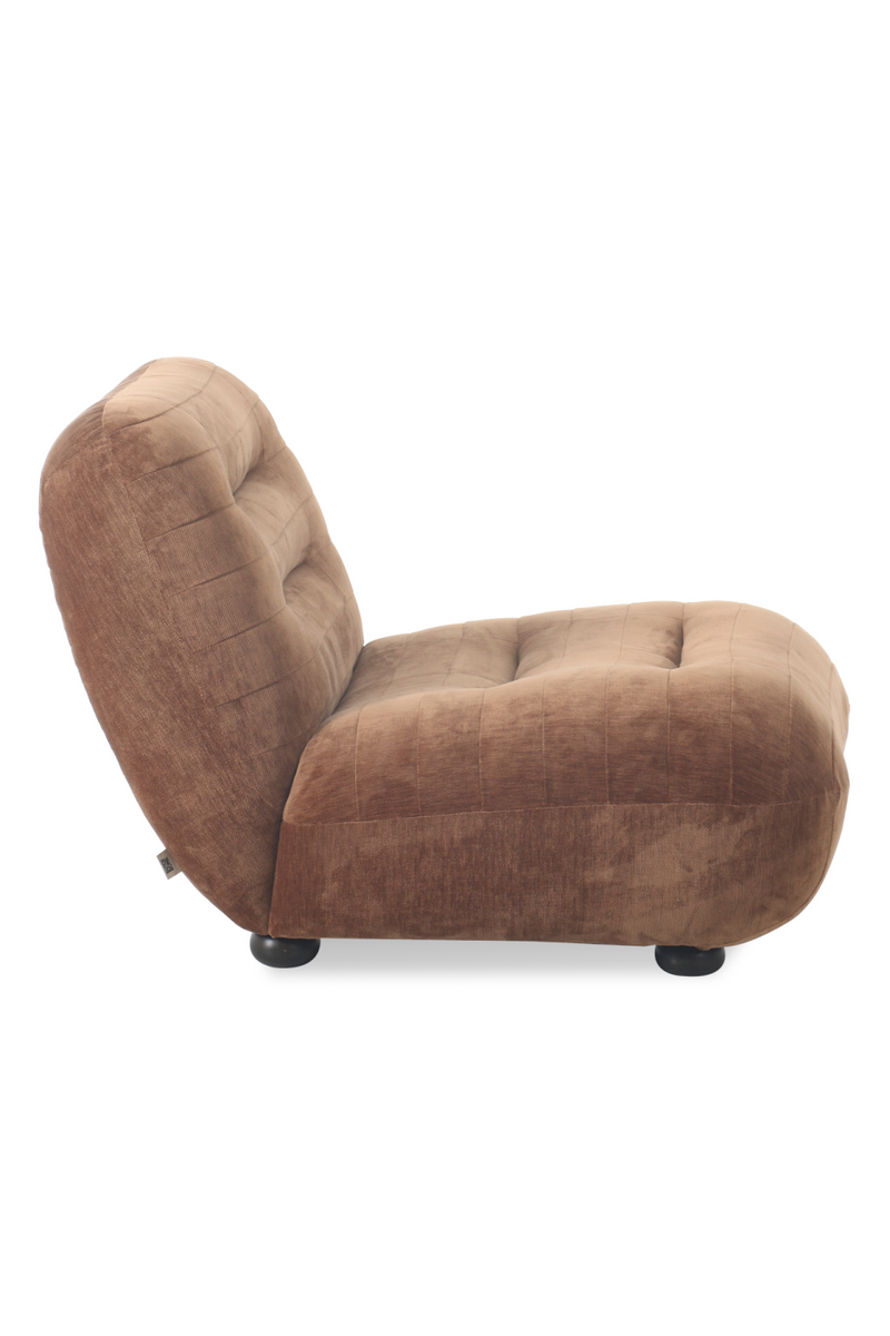 Deep Stitched Velvet Lounge Chair | Dutchbone Wyatt | Oroatrade.com