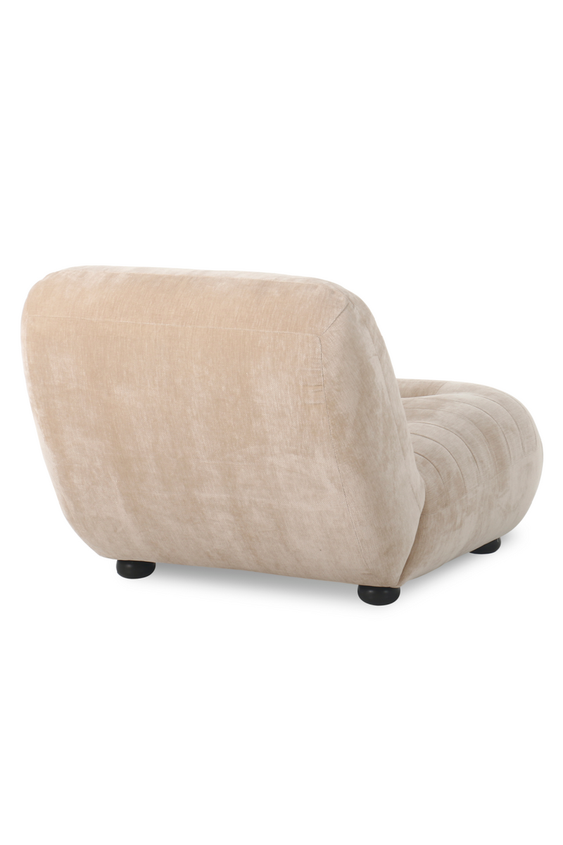 Deep Stitched Velvet Lounge Chair | Dutchbone Wyatt | Oroatrade.com