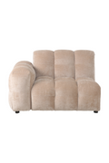 Velvet Left-Armed Sofa | Dutchbone Hackman | Oroatrade.com