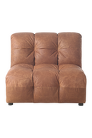 Tufted Leather Armless Sofa | Dutchbone Hackman | Oroatrade.com