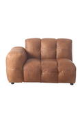Leather Left-Armed Sofa | Dutchbone Hackman | Oroatrade.com