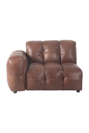 Leather Left-Armed Sofa | Dutchbone Hackman | Oroatrade.com