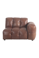 Leather Right-Armed Sofa | Dutchbone Hackman | Oroatrade.com