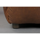 Tufted Leather Ottoman | Dutchbone Hackman | Oroatrade.com