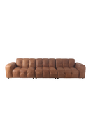Tufted Leather 4-5-Seater Sofa | Dutchbone Hackman | Oroatrade.com