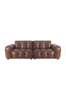 Tufted Leather 3-Seater Sofa | Dutchbone Hackman | Oroatrade.com