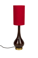 Red Fabric Table Lamp | Dutchbone Jules | Oroatrade.com