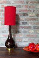 Red Fabric Table Lamp | Dutchbone Jules | Oroatrade.com