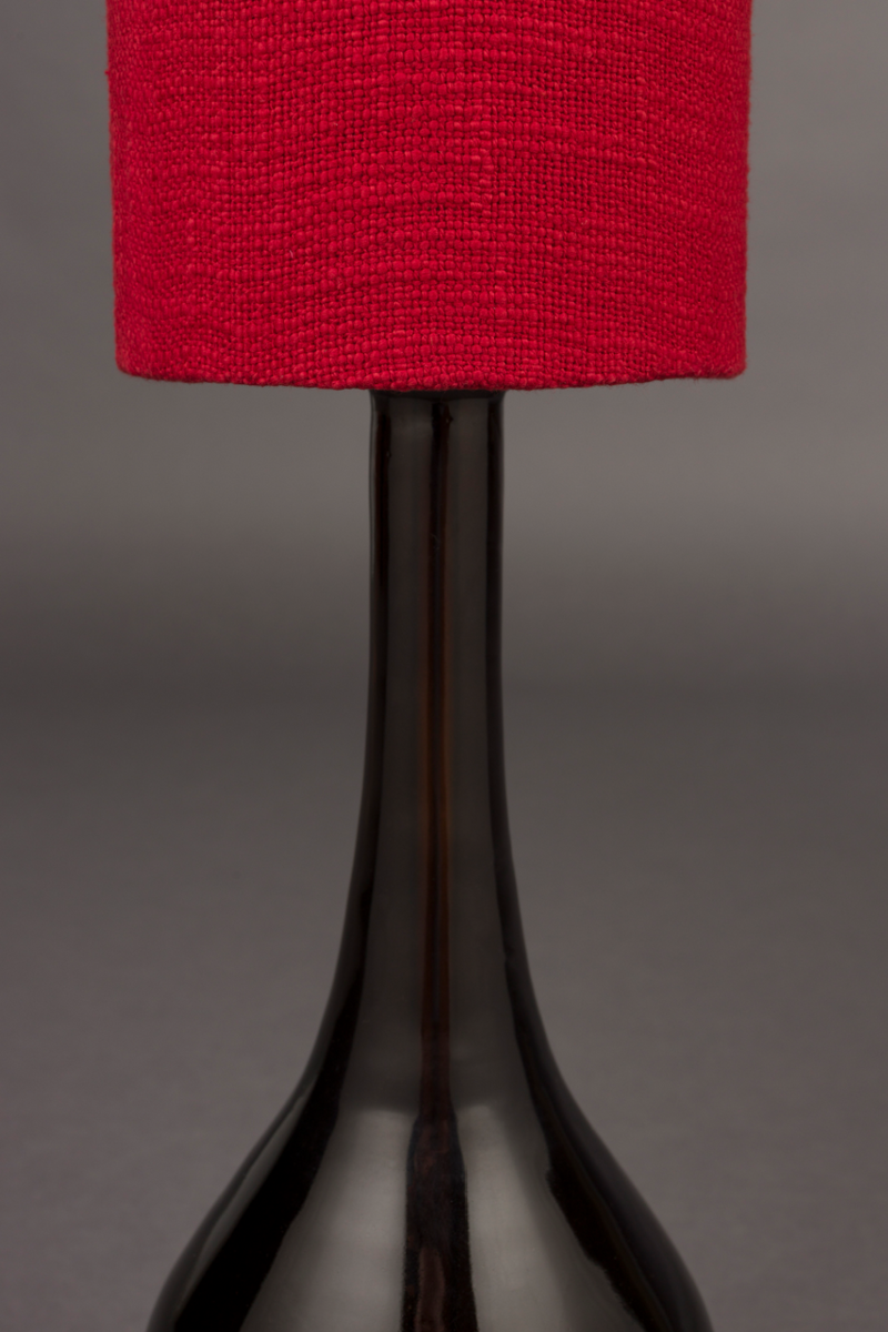 Red Fabric Table Lamp | Dutchbone Jules | Oroatrade.com