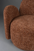 Melange Fabric Swivel Lounge Chair | Dutchone Rose | Oroatrade.com