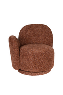 Melange Fabric Swivel Lounge Chair | Dutchone Rose | Oroatrade.com