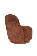 Melange Fabric Swivel Lounge Chair | Dutchone Rose | Oroatrade.com