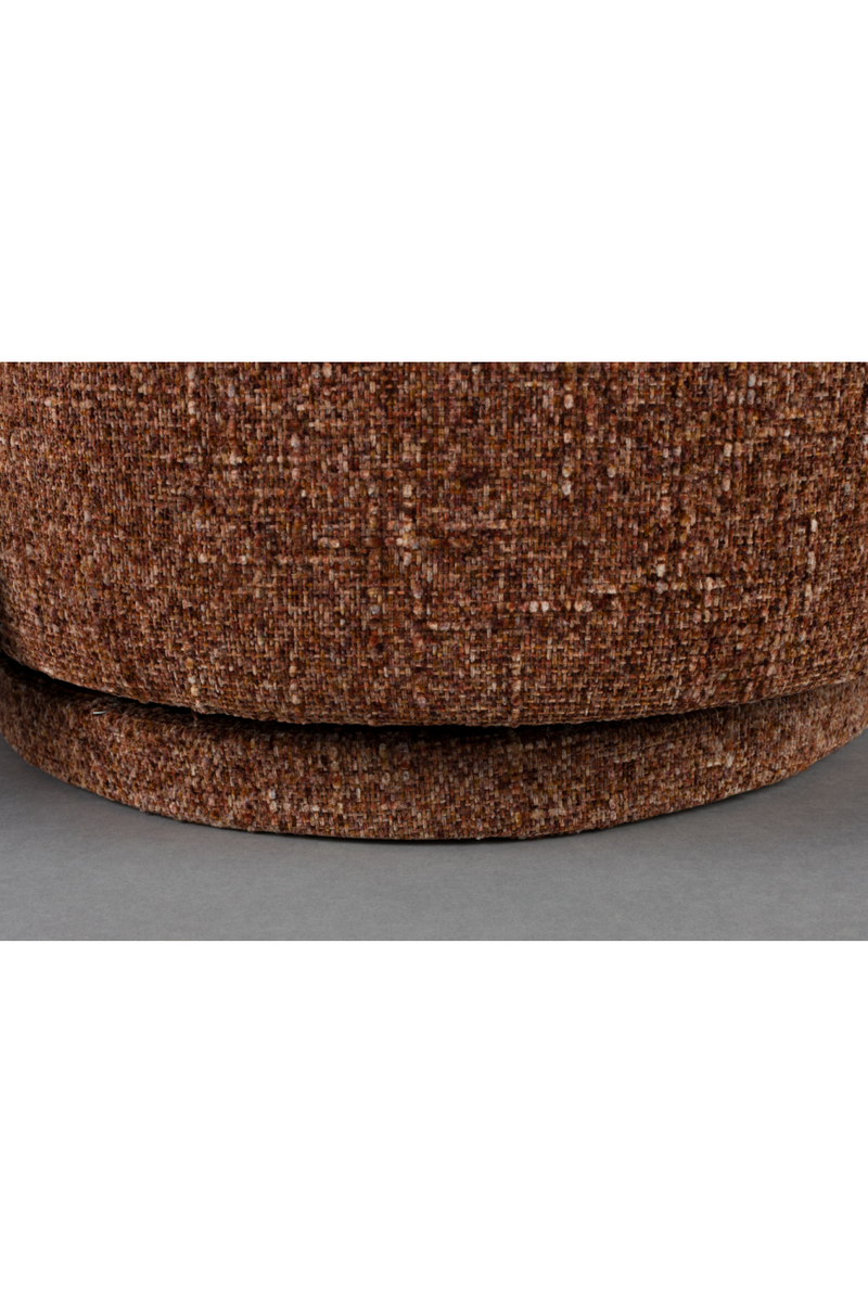 Melange Fabric Swivel Lounge Chair | Dutchone Rose | Oroatrade.com