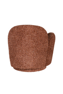Melange Fabric Swivel Lounge Chair | Dutchone Rose | Oroatrade.com