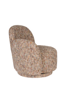 Melange Fabric Swivel Lounge Chair | Dutchone Rose | Oroatrade.com