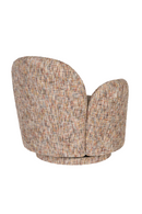Melange Fabric Swivel Lounge Chair | Dutchone Rose | Oroatrade.com