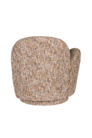 Melange Fabric Swivel Lounge Chair | Dutchone Rose | Oroatrade.com