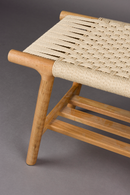 Woven Rope Bench | Dutchbone Kintaro | Oroatrade.com