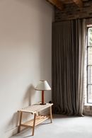 Ribbed Oak Table Lamp | Dutchbone Horace | Oroatrade.com