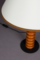 Ribbed Oak Table Lamp | Dutchbone Horace | Oroatrade.com