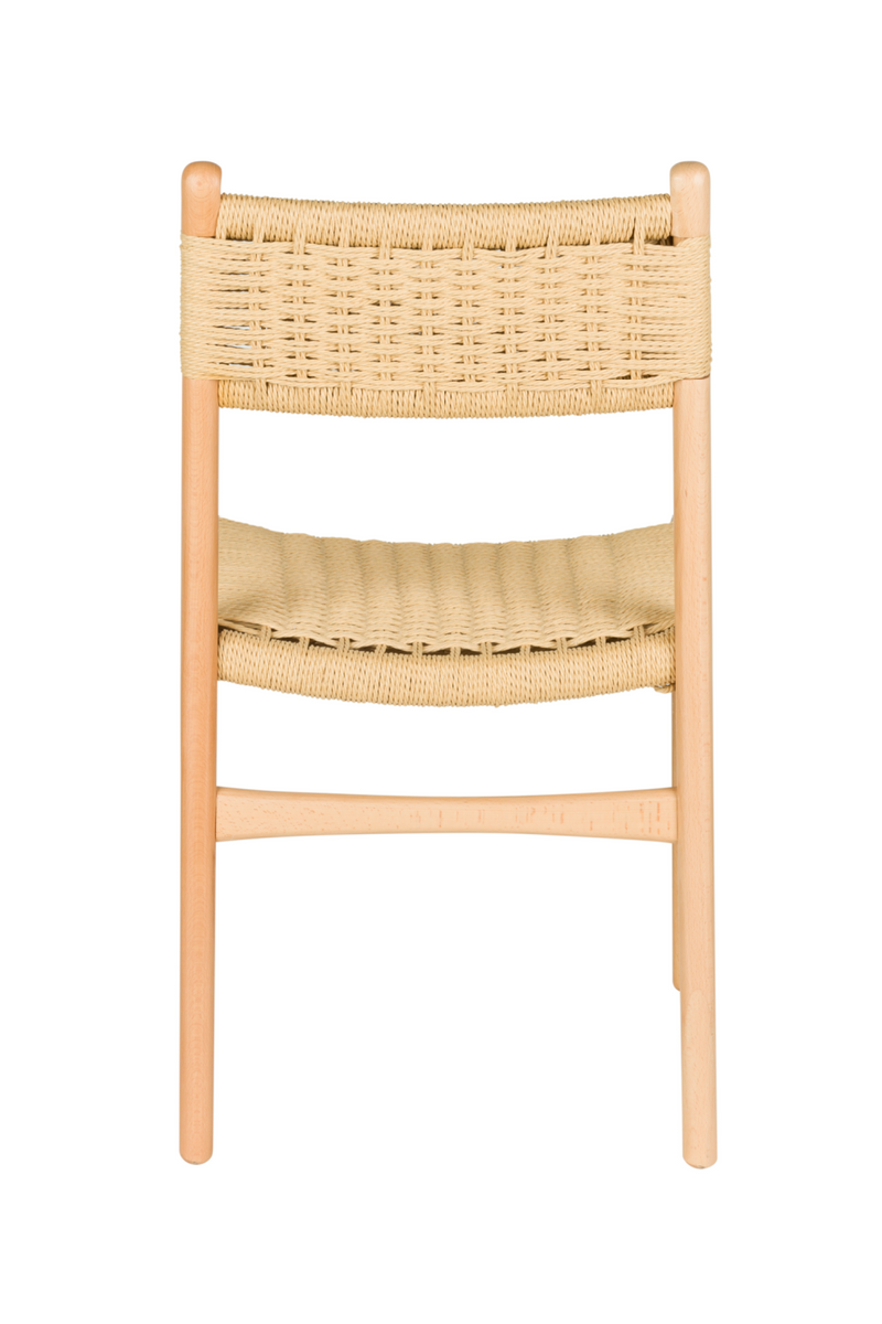 Woven Paper Dining Chairs (2) | Dutchbone Cecile | Oroatrade.com