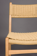 Woven Paper Dining Chairs (2) | Dutchbone Cecile | Oroatrade.com