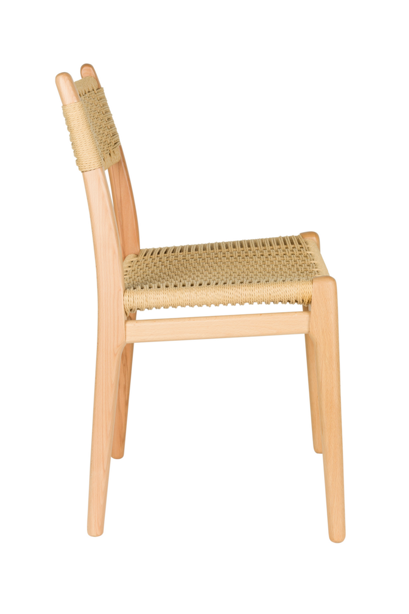 Woven Paper Dining Chairs (2) | Dutchbone Cecile | Oroatrade.com