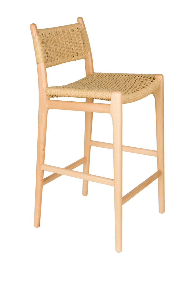 Woven Paper Counter Stool | Dutchbone Cecile | Oroatrade.com