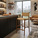 Woven Paper Counter Stool | Dutchbone Cecile