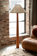 Ribbed Oak Floor Lamp | Dutchbone Horace | Oroatrade.com
