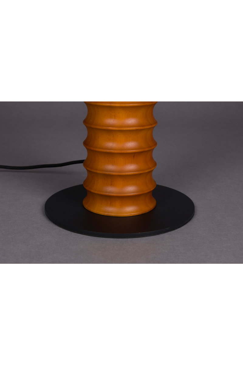 Ribbed Oak Floor Lamp | Dutchbone Horace | Oroatrade.com