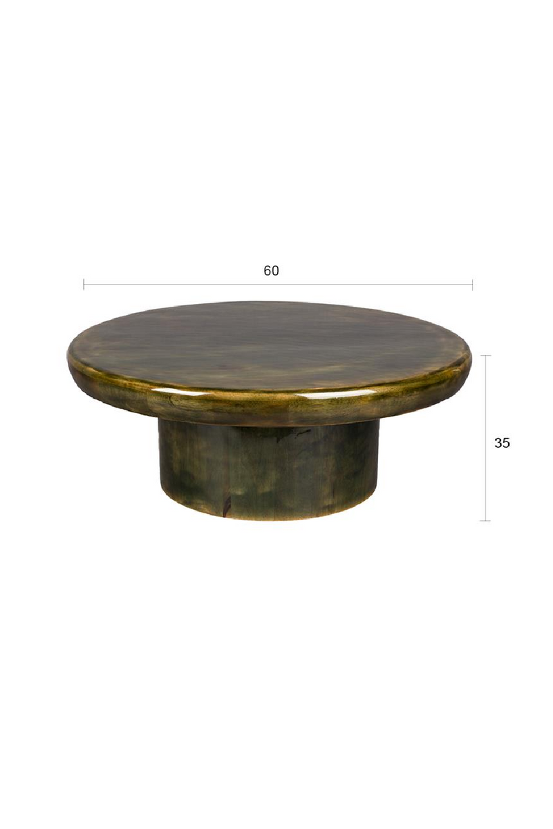 Glossy Mango Wood Coffee Table | Dutchbone Mush | Oroatrade.com