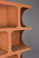 Matte Terracotta Shelf Cabinet | Dutchbone Dundee | Oroatrade.com