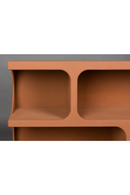 Matte Terracotta Shelf Cabinet | Dutchbone Dundee | Oroatrade.com